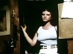 Horny men drilling whorish white classic milf on the bed