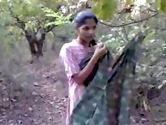 Desi Gal Ravaged Outdoors