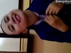 BokepNontoncom Horny Malay sister display naked body to brother
