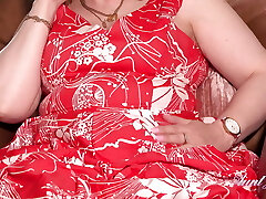 AuntJudys - 53yo Mature Amateur Plus-size Redhead Fiona has Phone Sex in Stockings & Garters