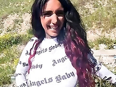 German car deep throat from a big tits mega-bitch on the side of the road