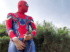 Asian Spiderman in Songkran Festival 2024