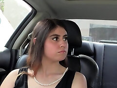 Chubby, amateur woman is about to have fuck-fest with a black man, for the first time ever