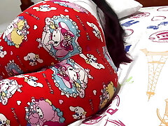 My Beautiful Maid Has a Big Provocative Culo - My Manager Can't Stop Seeing my Ass when I'm in My Pajamas