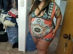 visiting my friend's chubby girlfriend, view how she treats me