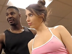 Pumped ebony Fucks in the ring young and mischievous lover