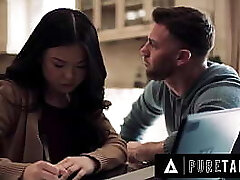 PURE TABOO Lulu Chu' s Pervy Roomie Uses Slimthick Vic To Seduce Her Into A 3some Full SCENE