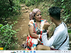 Indian hot Gonzo webseries sex! Desi Tribal girl fucking with rich teen boy!