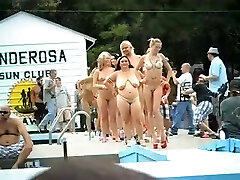 Group of naked gals Ponderosa 2012