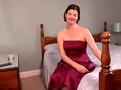 Mature mom with hairy, thirsty vagina