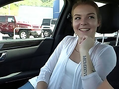 Penetrating the juicy slit of a cutie with dimples Ashe