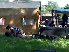 Spy Cam Intercourse Public By Amateur Teen Couple Caught At Music Festival