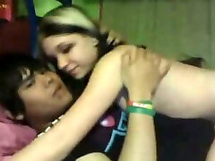 Just my white teen cutie joyfully riding on top of me