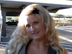 Chubby Blonde Swallows Jizm