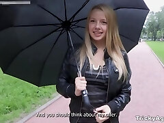 Gullible Russian college girl showcases talents of her pussy and mouth to one tricky agent Gullible Russian college girl showcases talents of her pussy and mouth to one tricky agent