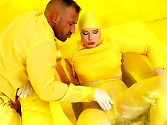 Hardcore dicking with a hot chick wearing fishnet lingerie Hardcore dicking with a hot chick wearing fishnet lingerie