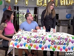 Fucking incredible B'day party with cock hungry cutie Holly Hendrix