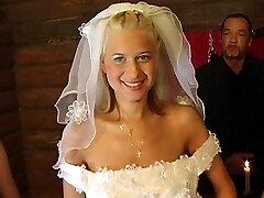 Gangbang with big huge-boobed bride