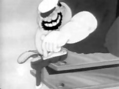 Olive Oyl Gets Her Soles Tickled