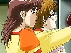 Hentai maids licking slick muffs and getting ass smashed