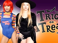Trick or Threesome - DadCrush Halloween Pornography