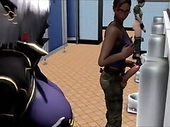 Futanari Public Restroom