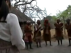 Chinese Girl travels to Africa for vacation