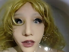 Bimbo Shower Lockdown - Miss Eva Mae - silicone m2f deep transformation