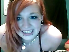 Chubby redhead emo teen making out