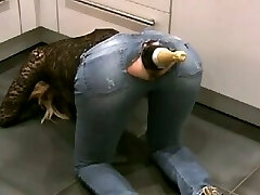 ANAL bottle injection fetish