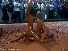 Mixed Mud Wrestling