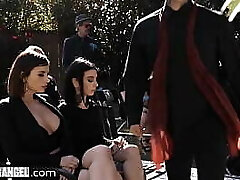 BurningAngel Marley Brinx Tempts A DILF Into Fucking Her During His Wife'_s Burial