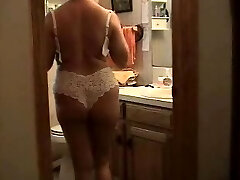 Chubby Mama Undresses For Camera