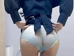 Korean Domme femdom facesitting tattoo slave.