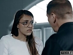PURE TABOO Priest Convinces Jumpy Teen To Give Up Her Anal Virginity