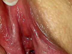 Frolicking with her pussy