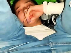 Seducing mom's friend and filling her with ball butter outdoor