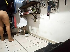 my mother in law on webcam video call 2 part