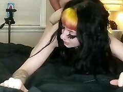 Goth slut pounded by hefty dick @deathdixie