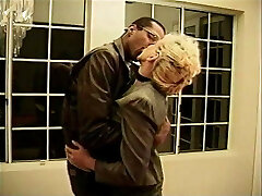 Blonde gets an interracial nail on pool table