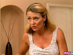 Blond Mom excited for new Cock