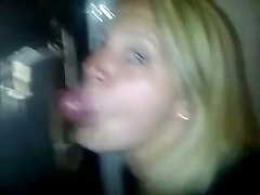 Amateur Gloryhole in Public Rest Room
