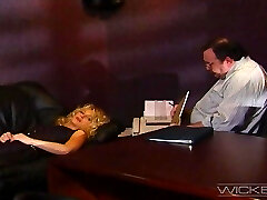 Retro video of a handsome dude fucking his boss's wife Missy