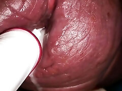 Double Cum and Urethral Insertion in My Enormous Cock