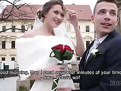 HUNT4K. Married duo decides to sell brides pussy for superb price