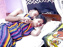Cute Step-Sister and Desi Luanda hard-core fuck-a-thon on bed Full Movie ( Hindi Audio )
