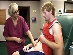 Milf Nurse Cumcovered While Giving A Hj
