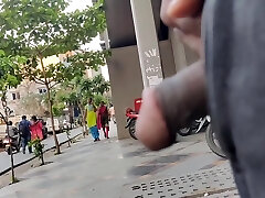 showing my dick at metro station