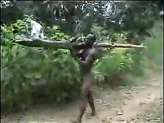 real african amateur shag on the tree part 2