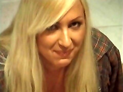 Smoking super-fucking-hot blonde in sexy action